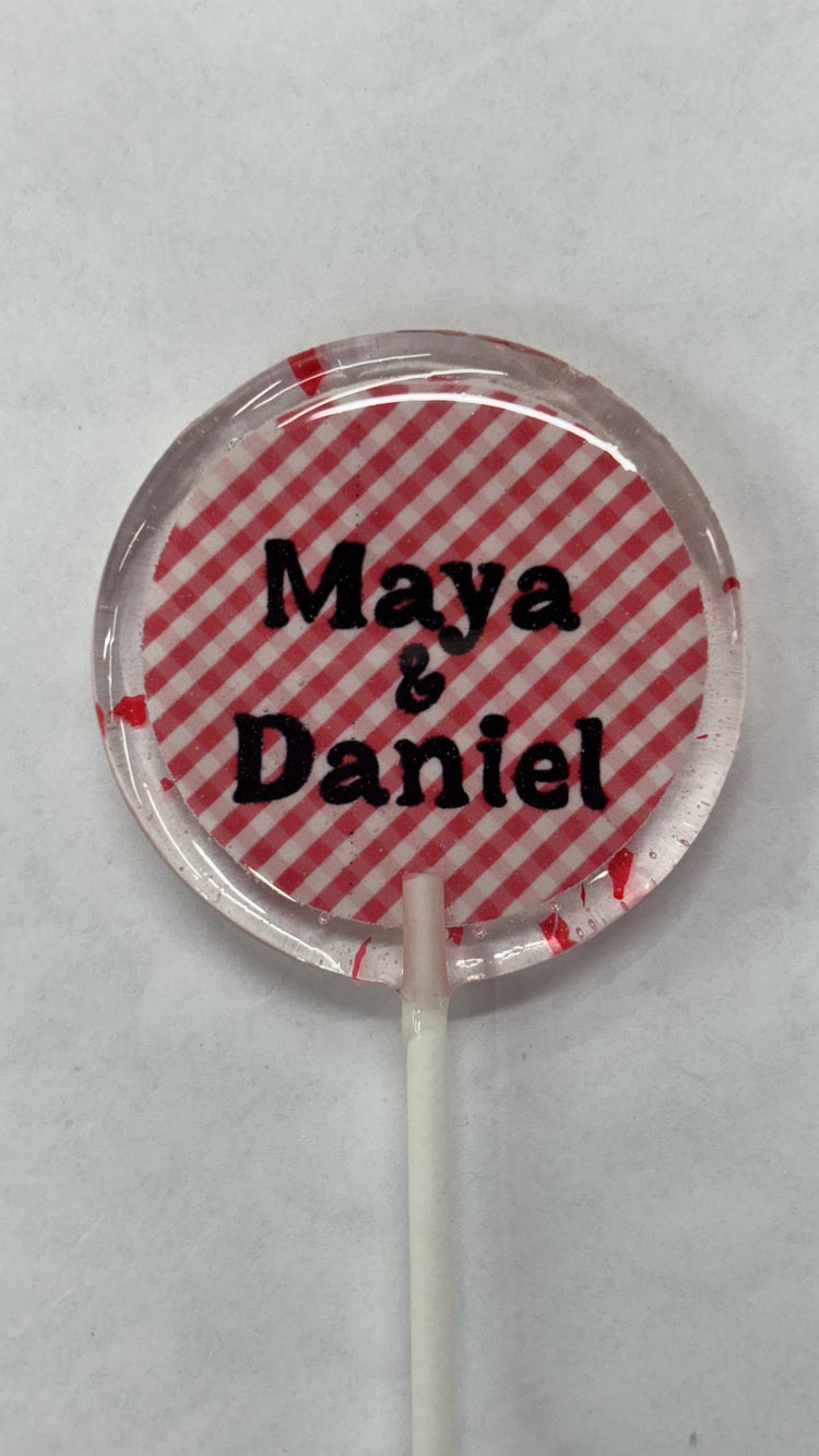 Personalized Lollipops