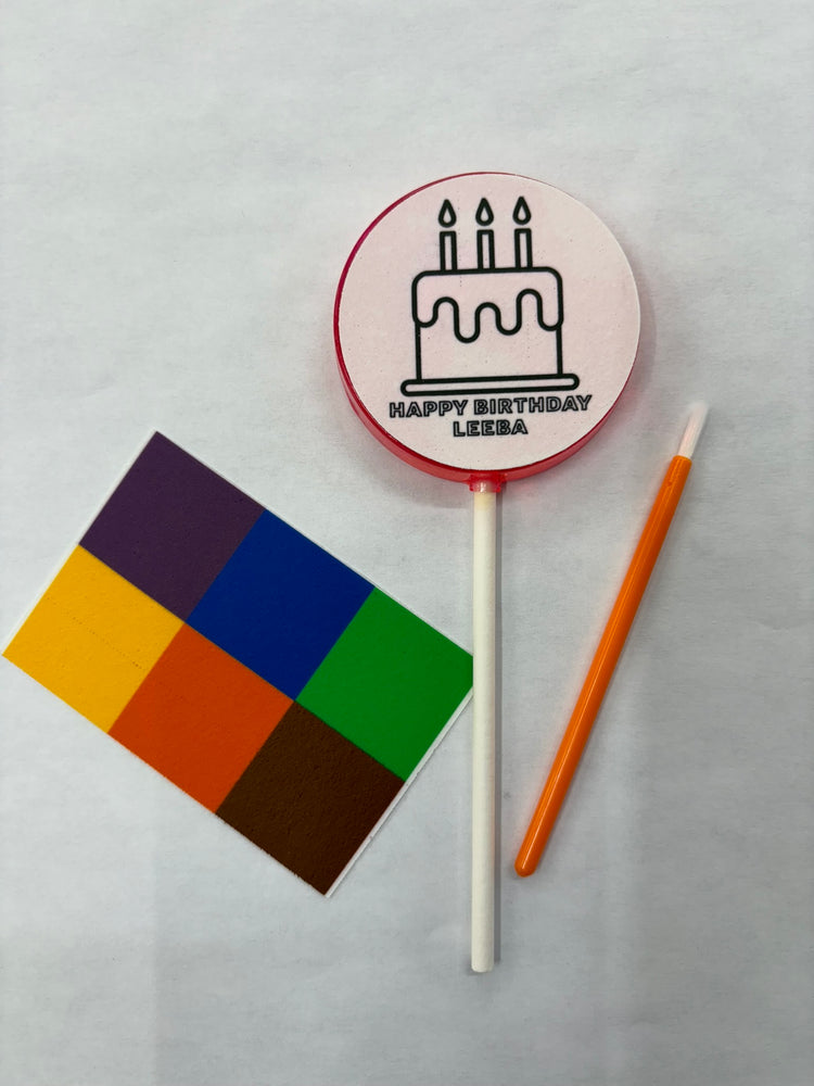 Paint/Color Your Own Lollipops