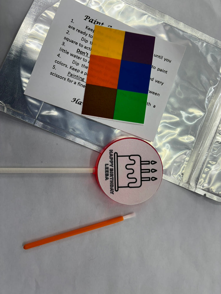 Paint/Color Your Own Lollipops