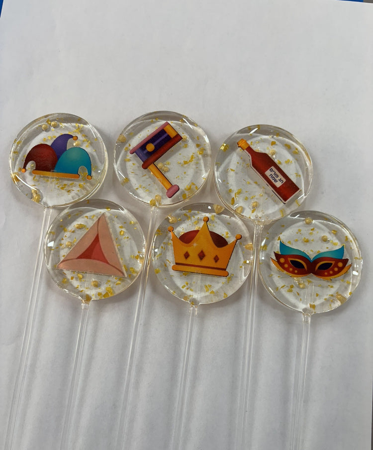 Purim Candy Lollipops