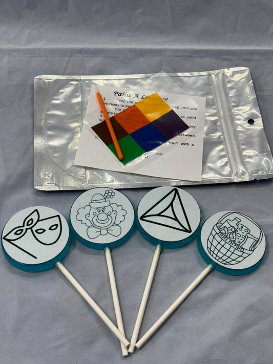 Paint/Color Your Own Lollipops