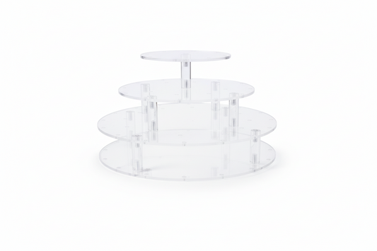 Clear Acrylic Stand 3 Tier Round (36 Holes)