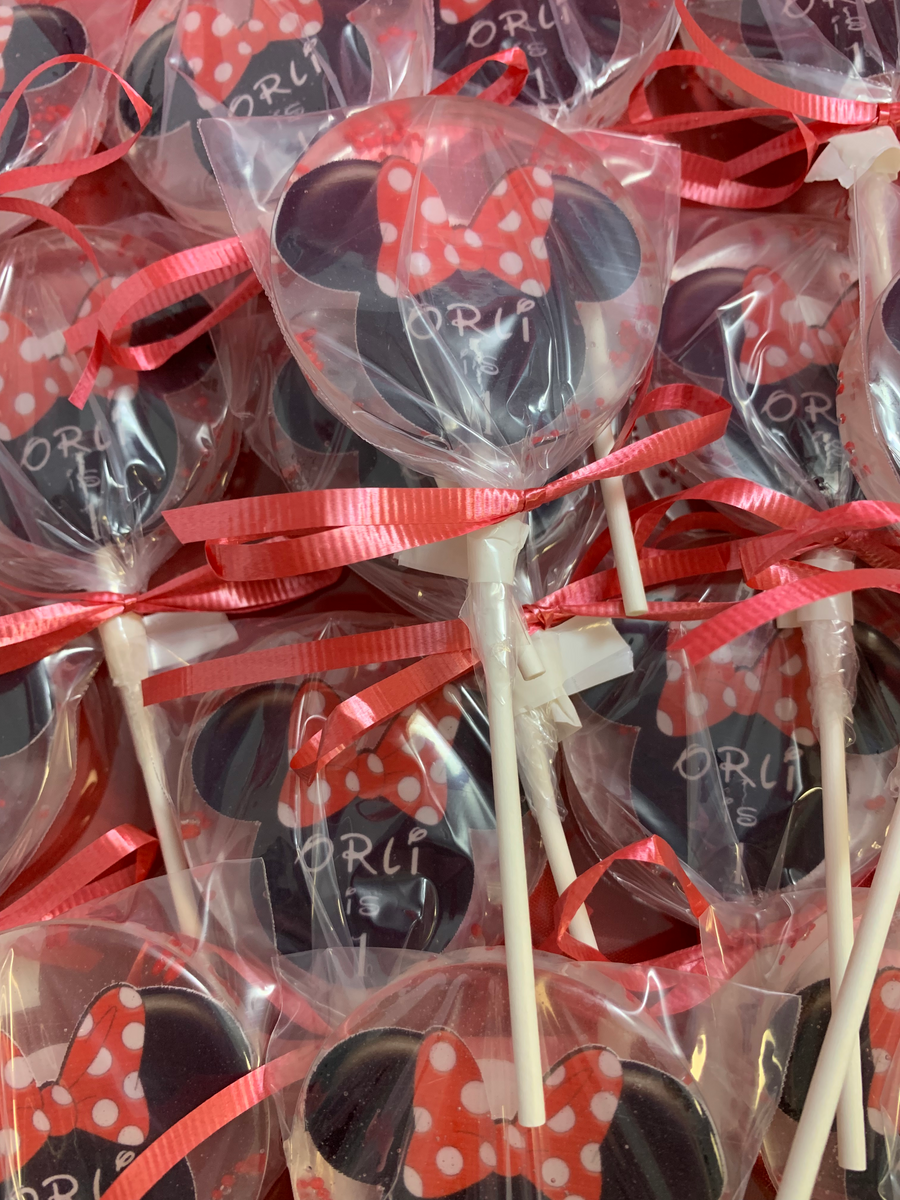 Mickey/Minnie Mouse Themed Lollipops-Candy-[Kosher Mints]-[Kosher Custom Candy]-Candy A Plenty