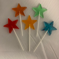 Lollipop Stars-Candy-[Kosher Mints]-[Kosher Custom Candy]-Candy A Plenty
