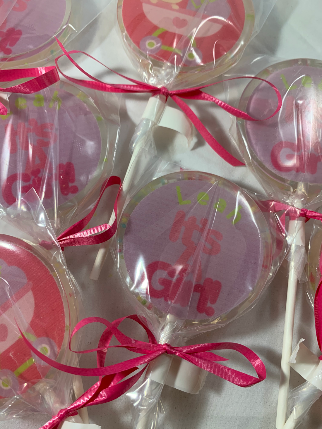 Lollipops | Baby Girl-Candy-[Kosher Mints]-[Kosher Custom Candy]-Candy A Plenty