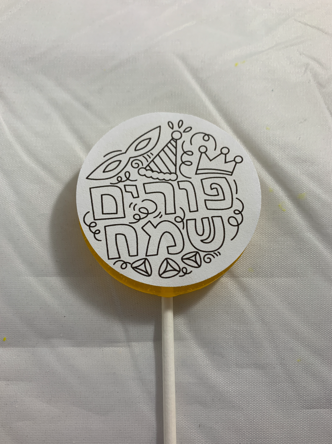 Color Your Own Purim Lollipop Kits-Candy-[Kosher Mints]-[Kosher Custom Candy]-Candy A Plenty