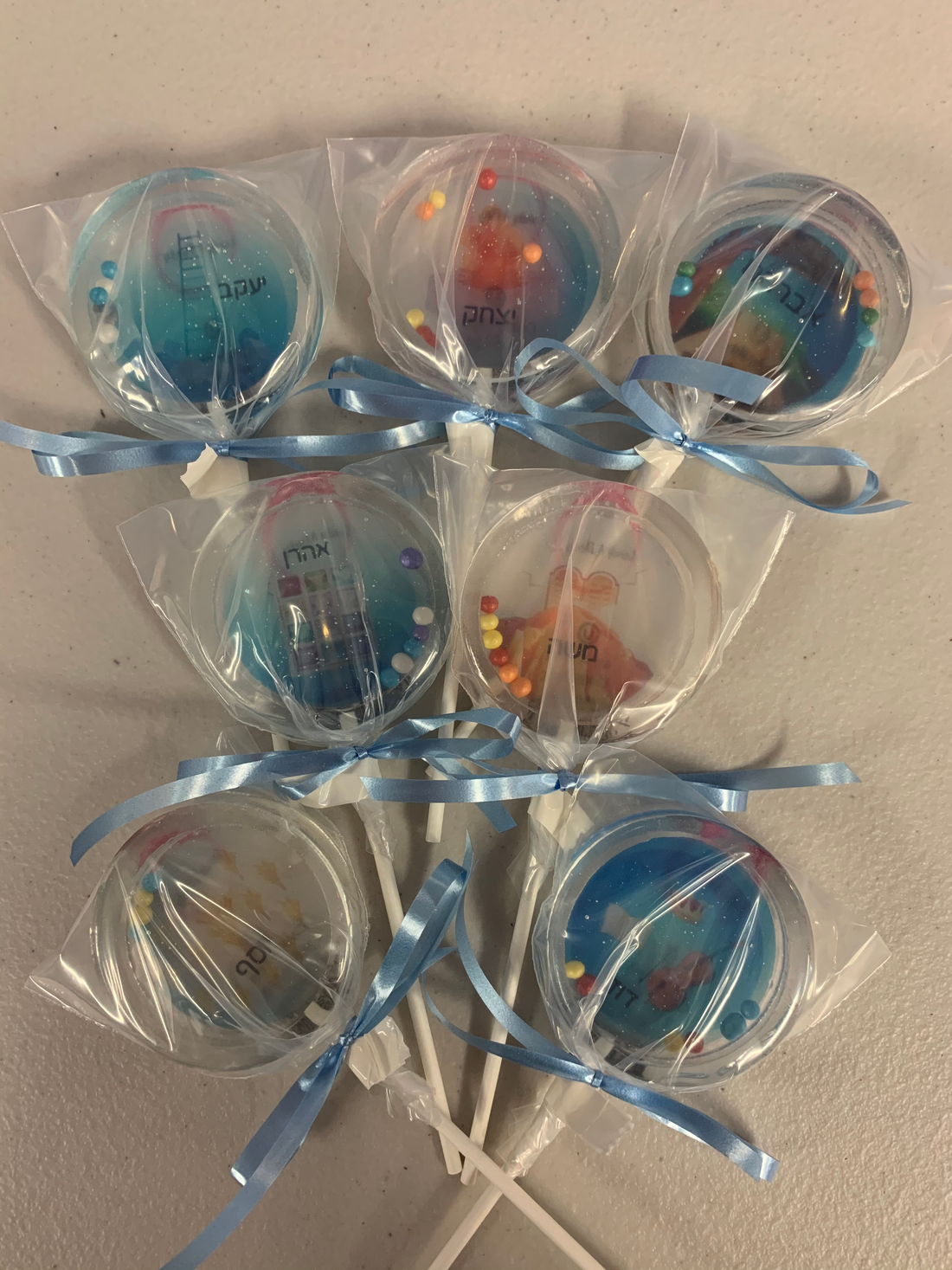 Ushpezin Rattle Lollipops-Candy-[Kosher Mints]-[Kosher Custom Candy]-Candy A Plenty