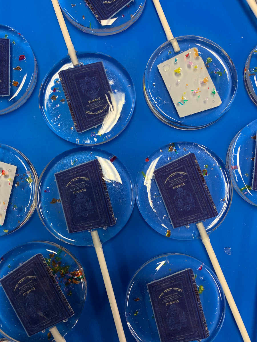 Siddur or Chumash Party Lollipops-Candy-[Kosher Mints]-[Kosher Custom Candy]-Candy A Plenty