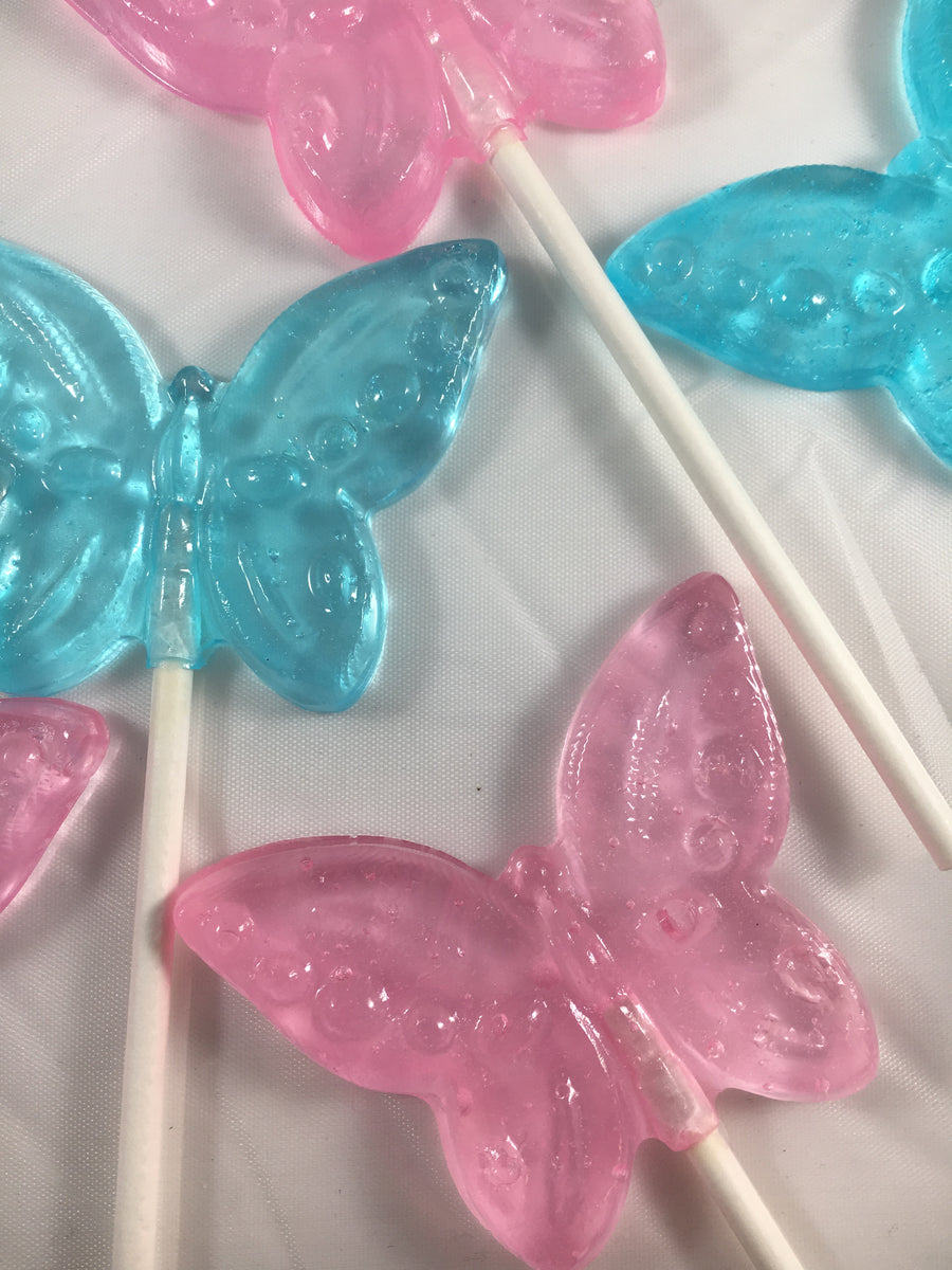 Hard Candy Shaped Butterflies-Candy-[Kosher Mints]-[Kosher Custom Candy]-Candy A Plenty