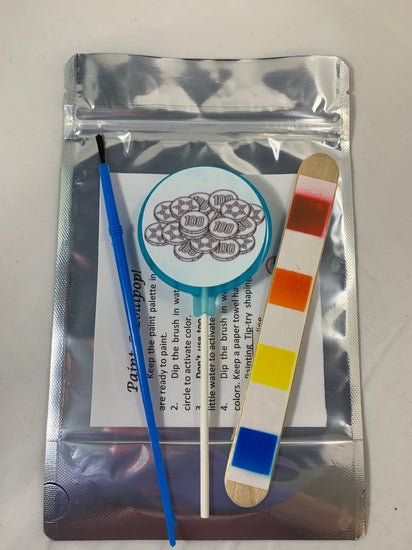 Paint Your Own Chanukah Lollipop Sets-Candy-[Kosher Mints]-[Kosher Custom Candy]-Candy A Plenty
