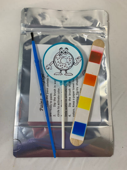 Paint Your Own Chanukah Lollipop Sets-Candy-[Kosher Mints]-[Kosher Custom Candy]-Candy A Plenty