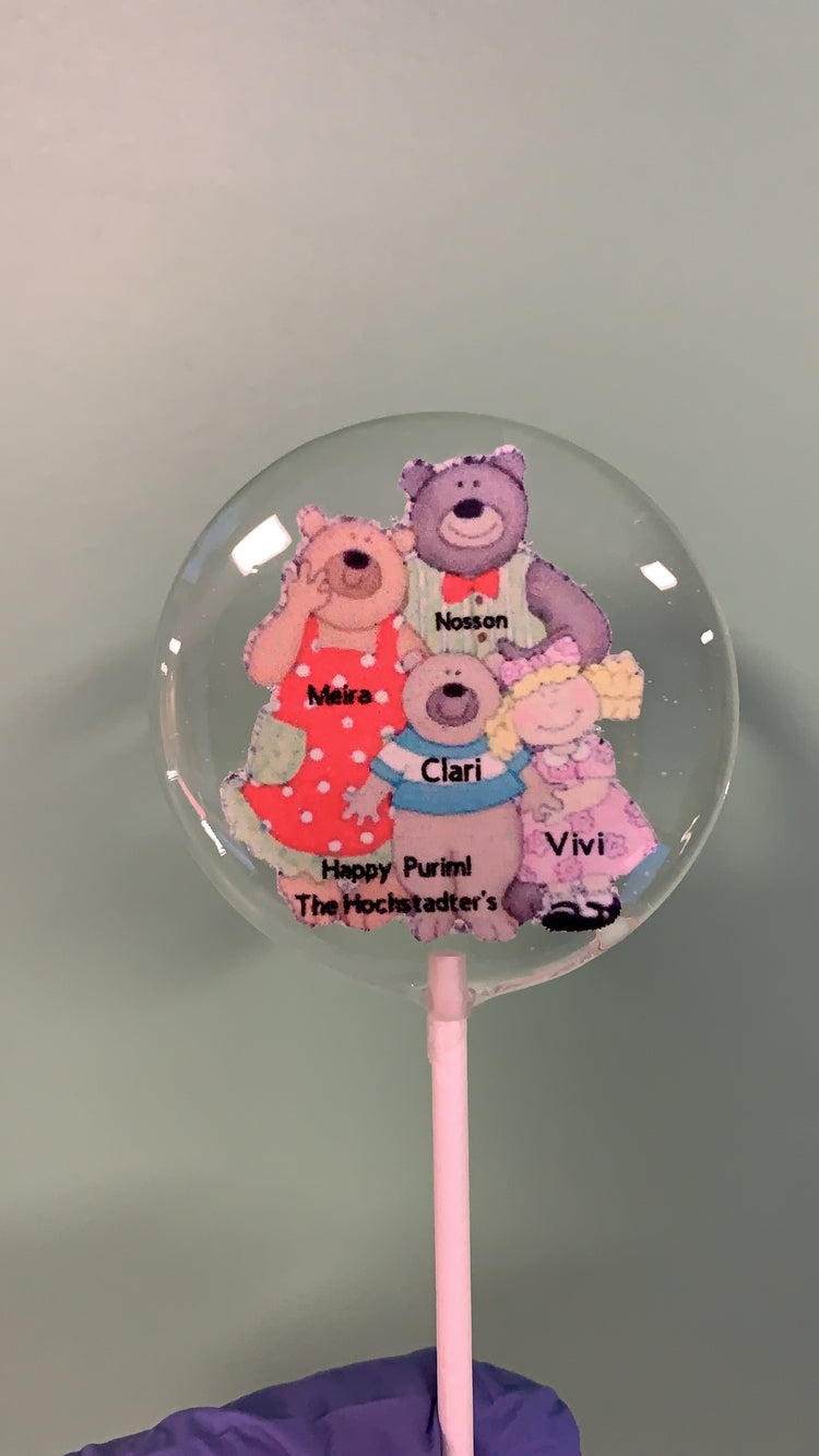 Personalized Hard Candy Lollipops-Candy-[Kosher Mints]-[Kosher Custom Candy]-Candy A Plenty