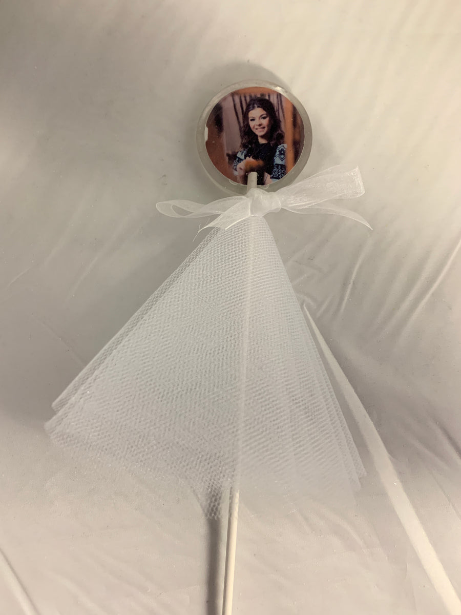 Bride Lollipops for Wedding or Shower favors-Candy-[Kosher Mints]-[Kosher Custom Candy]-Candy A Plenty