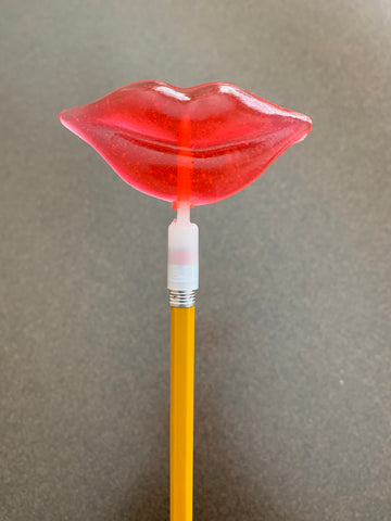 Hard Candy Lips Pencil Topper-Candy-[Kosher Mints]-[Kosher Custom Candy]-Candy A Plenty