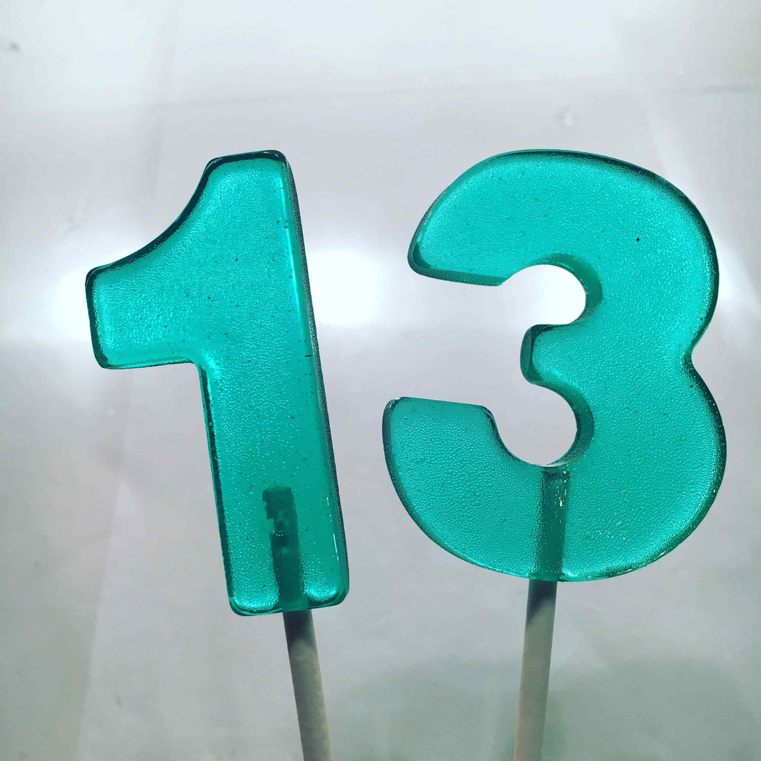 Hard Candy Lollipop Numbers or Cake toppers-Candy-[Kosher Mints]-[Kosher Custom Candy]-Candy A Plenty