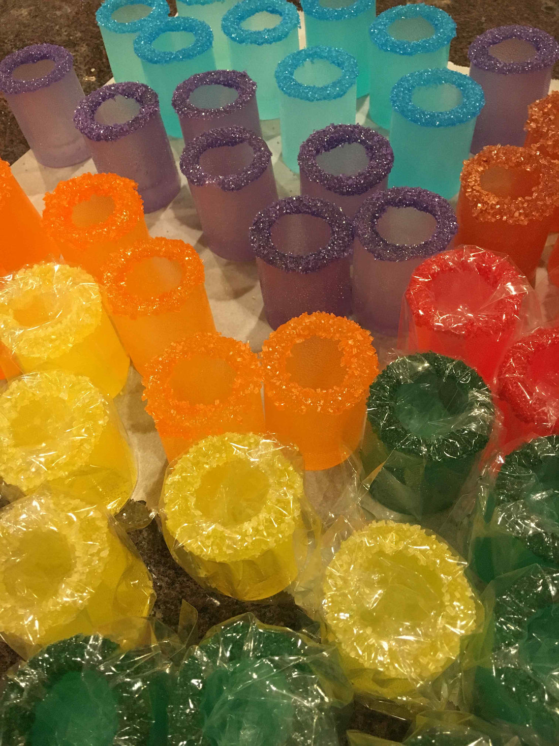 Shot glasses-100% edible hard candy-Candy-[Kosher Mints]-[Kosher Custom Candy]-Candy A Plenty