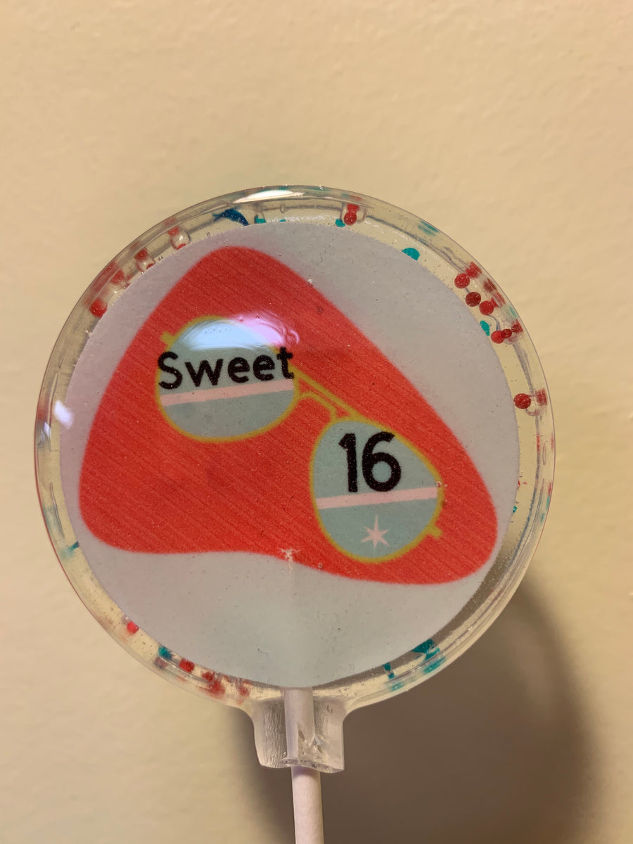 Sweet 16 I Lollipops-Candy-[Kosher Mints]-[Kosher Custom Candy]-Candy A Plenty