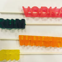 Set of 4 Swizzle Sticks-Candy-[Kosher Mints]-[Kosher Custom Candy]-Candy A Plenty