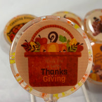 Lollipops | Thanksgiving Themed-Candy-[Kosher Mints]-[Kosher Custom Candy]-Candy A Plenty