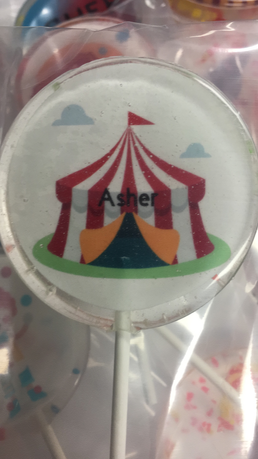 Circus Themed Lollipops-Candy-[Kosher Mints]-[Kosher Custom Candy]-Candy A Plenty