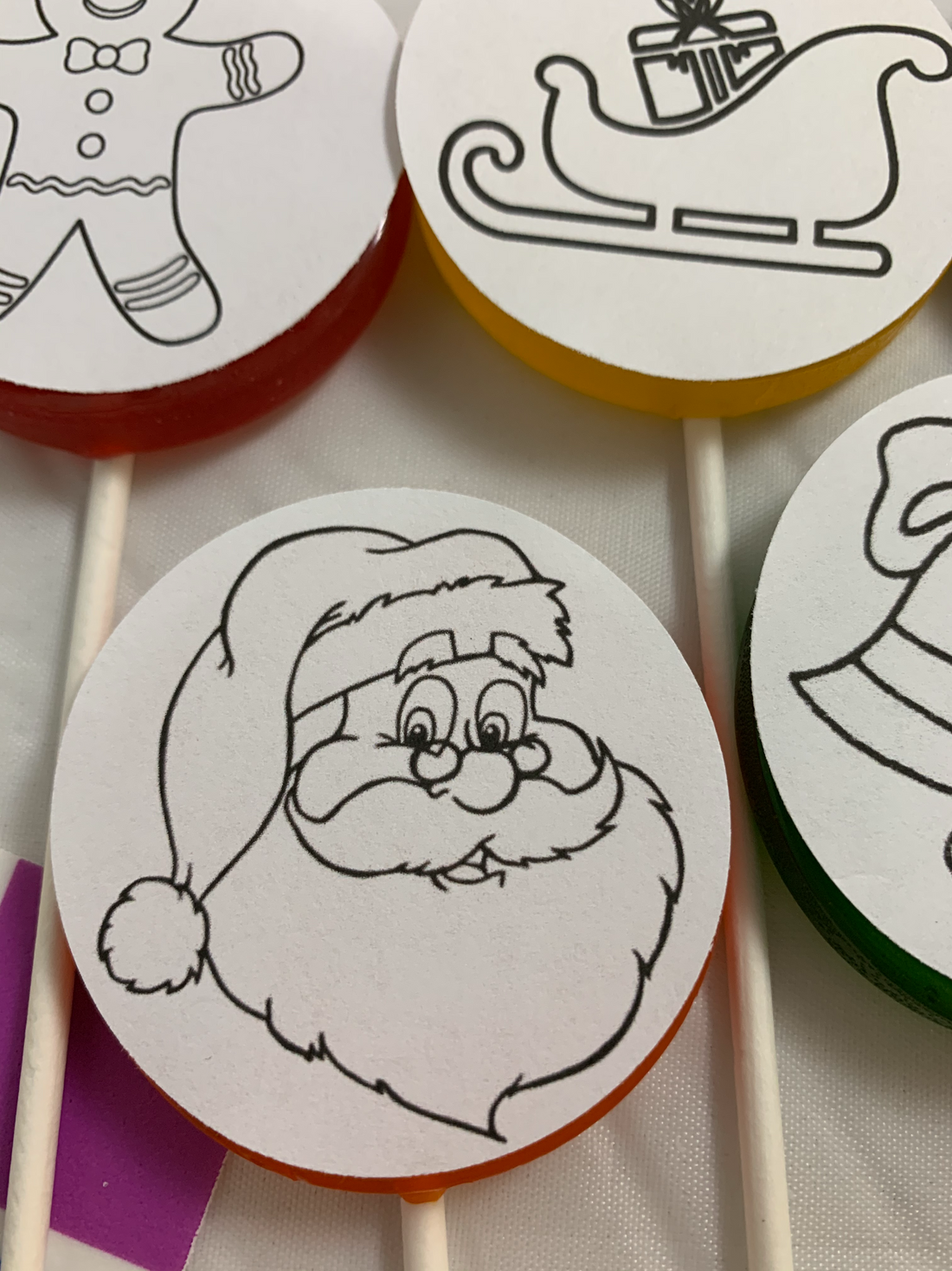 Paint Your Own Christmas Lollipop Sets-Candy-[Kosher Mints]-[Kosher Custom Candy]-Candy A Plenty